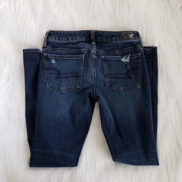 AEO Denim 4X Distress 360 Stretch 4 Short Jegging - Picture 2 of 5